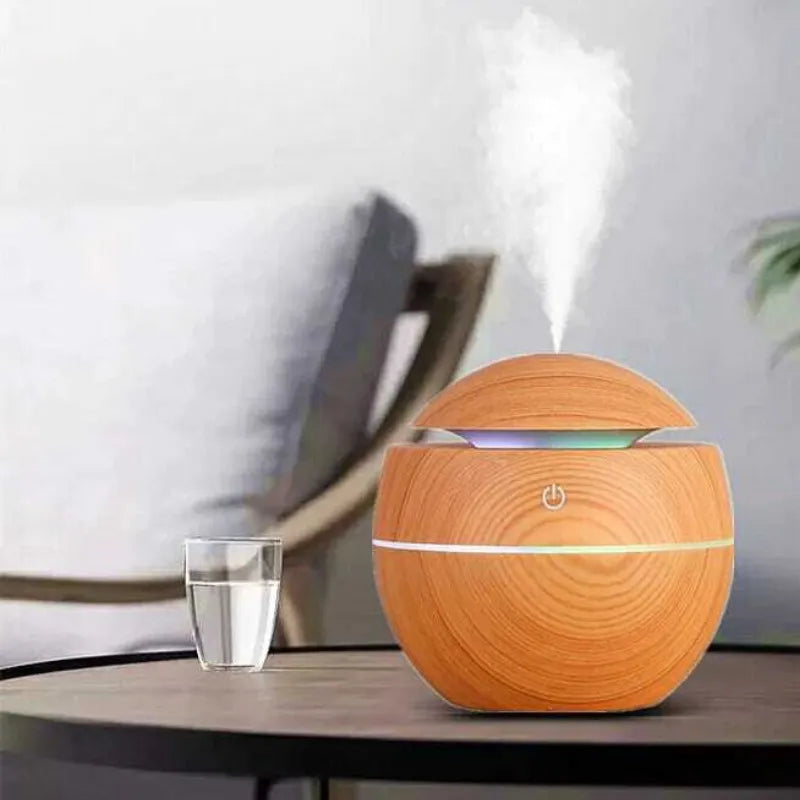 Umidificador e Aromatizador de Ambientes - Wood