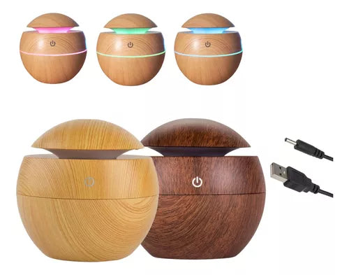 Umidificador e Aromatizador de Ambientes - Wood