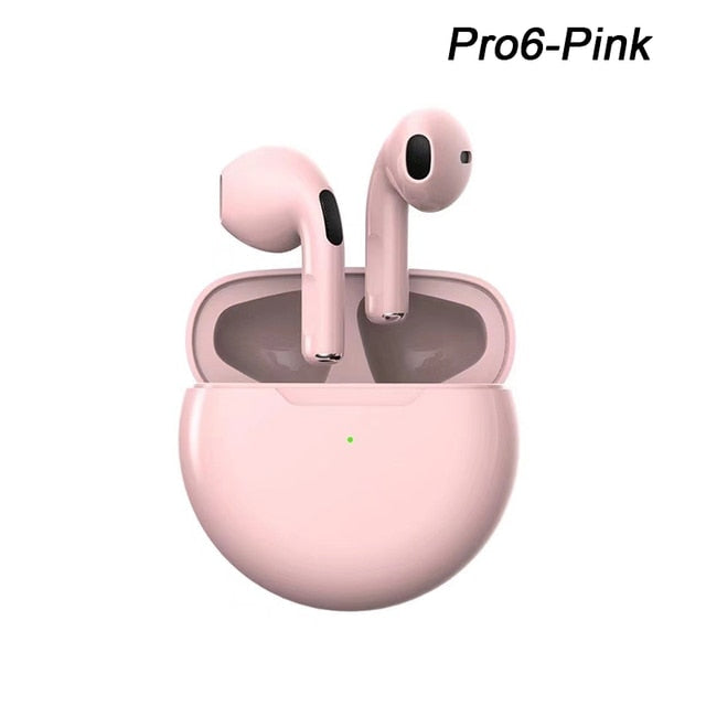 Fones de Ouvido Sem Fio Pro 6 TWS MINI 8D